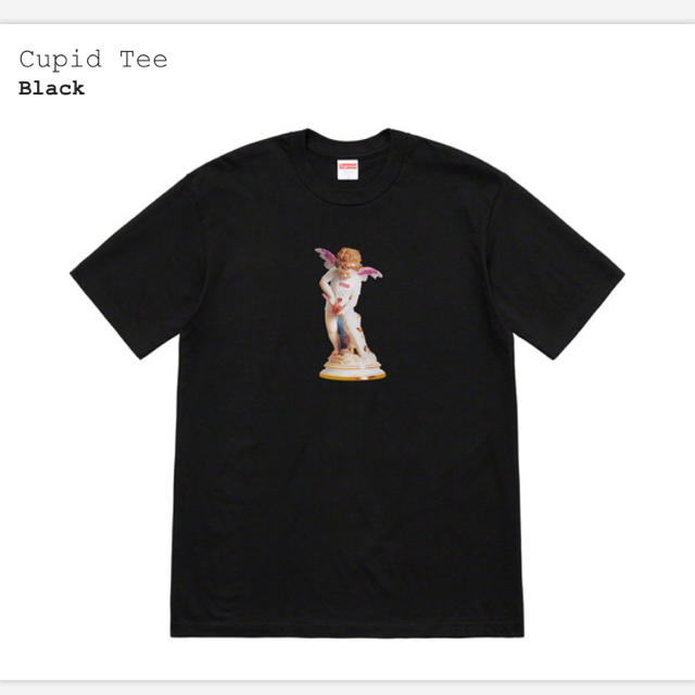 黒M 19ss Supreme Cupid Tee キューピット