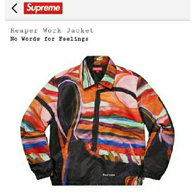 ブルゾンSupreme reaper work jacket　新品　Mサイズ