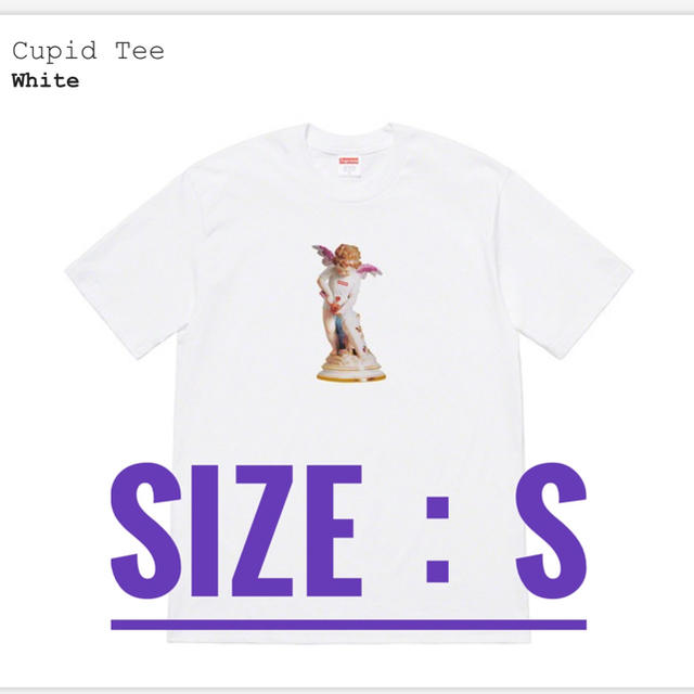 Sサイズ cupid tee White