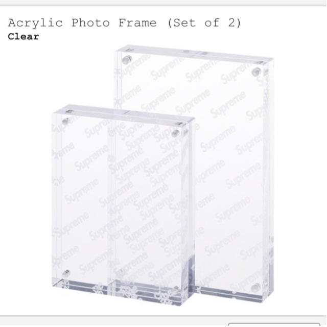 Supreme Acrylic Photo Frame (Set of 2)