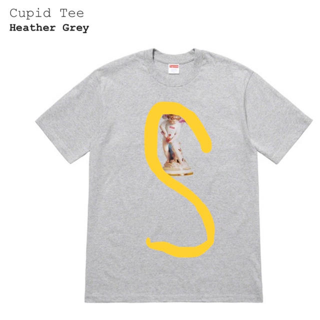 supreme cupid tee heather grey - Tシャツ/カットソー(半袖/袖なし)