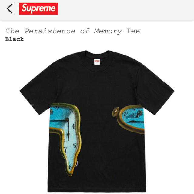 Supreme The Persistence of Memory Tee S - Tシャツ/カットソー(半袖 ...
