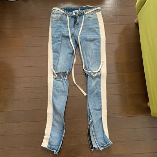 フィアオブゴッド(FEAR OF GOD)のstlike ストレッチラインデニム　ミニマルドローコード付き(デニム/ジーンズ)