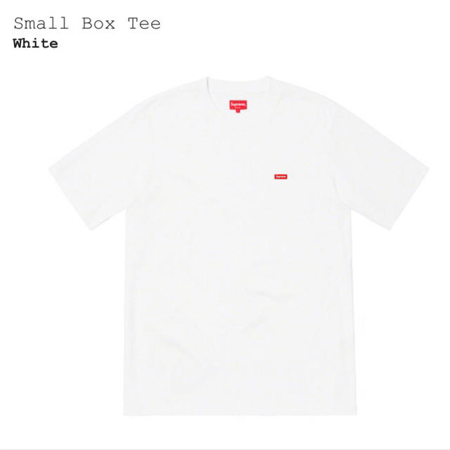 即支払 白 L 19ss supreme small box tee - Tシャツ/カットソー(半袖 ...