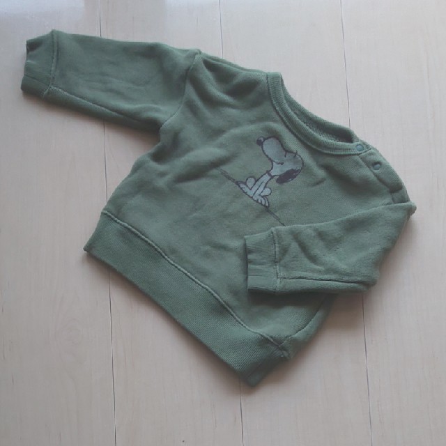 MARKEY'S(マーキーズ)のマーキーズ スヌーピースウェット80 キッズ/ベビー/マタニティのキッズ服男の子用(90cm~)(Tシャツ/カットソー)の商品写真