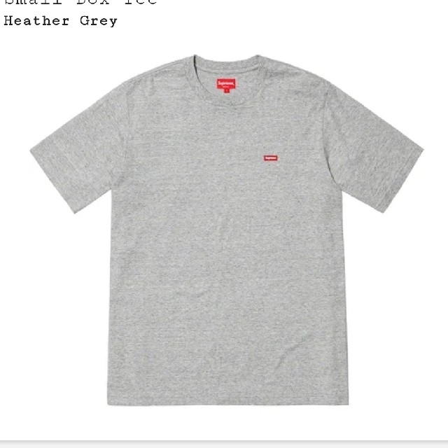 Supreme Small Box Tee グレー  Lサイズ ボックス ロゴ