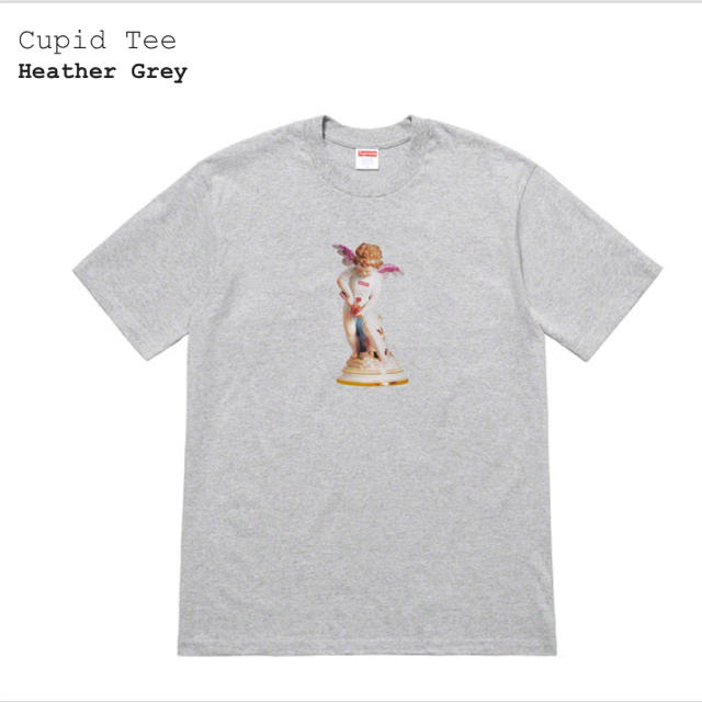 Supreme(シュプリーム)の【特典付き】Cupid Tee Heather Grey 灰 m グレー メンズのトップス(Tシャツ/カットソー(半袖/袖なし))の商品写真