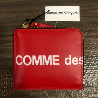 コムデギャルソン(COMME des GARCONS)のCDG Wallet Huge Logo ギャルソン 財布 ウォレット red(コインケース/小銭入れ)