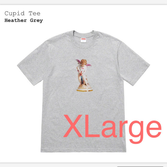 Supreme(シュプリーム)のSupreme Cupid tee Heather Grey XLarge メンズのトップス(Tシャツ/カットソー(半袖/袖なし))の商品写真