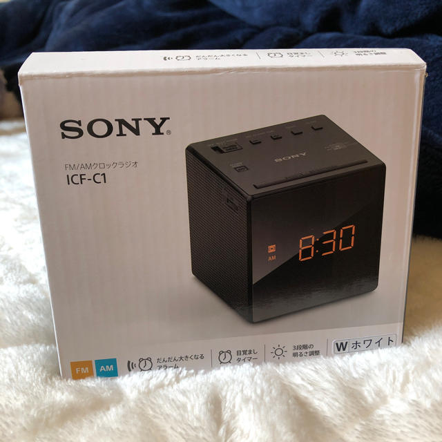 SONY(ソニー)のSONY クロックラジオ スマホ/家電/カメラのオーディオ機器(ラジオ)の商品写真