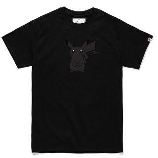 ポケモン(ポケモン)のフラグメント 藤原ヒロシ ポケモン ピカチュウ TEE Mサイズ(Tシャツ/カットソー(半袖/袖なし))