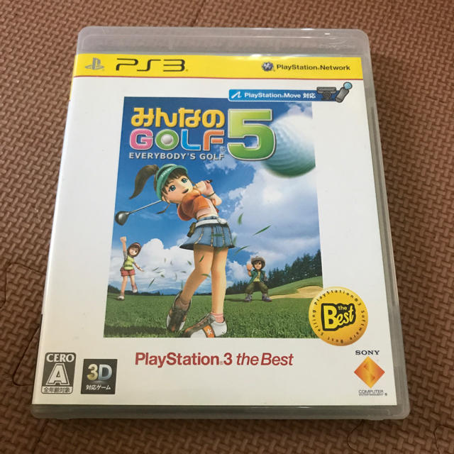 PlayStation3(プレイステーション3)のPS3ソフト みんなのゴルフ5 エンタメ/ホビーのゲームソフト/ゲーム機本体(家庭用ゲームソフト)の商品写真