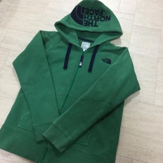 ザノースフェイス(THE NORTH FACE)のノースフェイス リアビュー フルジップ パーカー グリーン(パーカー)