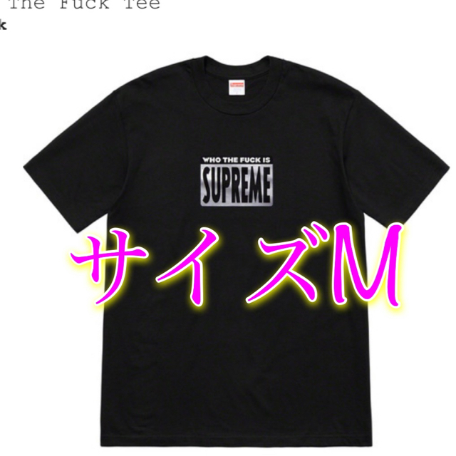 supreme who the fuck tee シュプリーム Tシャツ MTシャツ/カットソー(半袖/袖なし)