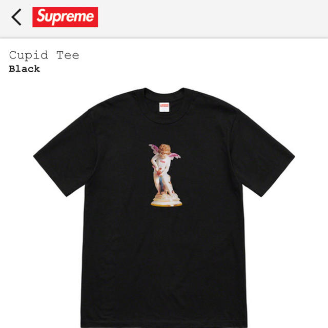 XL 黒 Supreme Cupid Tee
