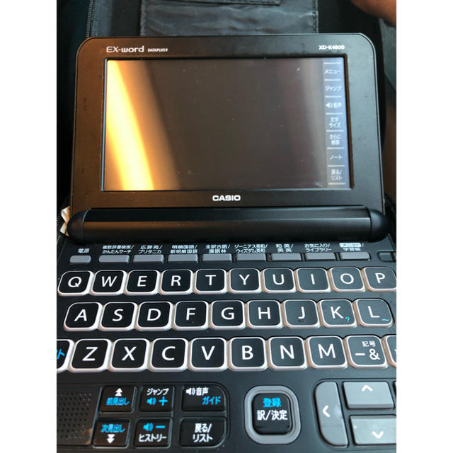 CASIO(カシオ)のカシオEX-word XD-K4800BK（ケース付き） スマホ/家電/カメラのPC/タブレット(その他)の商品写真