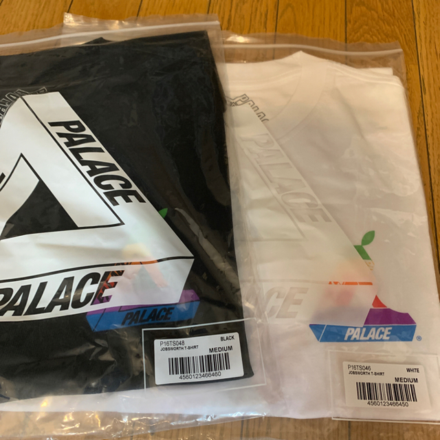 palace jobworth tee 白黒2枚セット 1