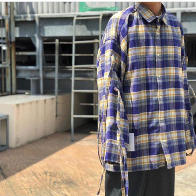 直売卸し売り syu homme femme18aw チェック キルティング ジャケッ