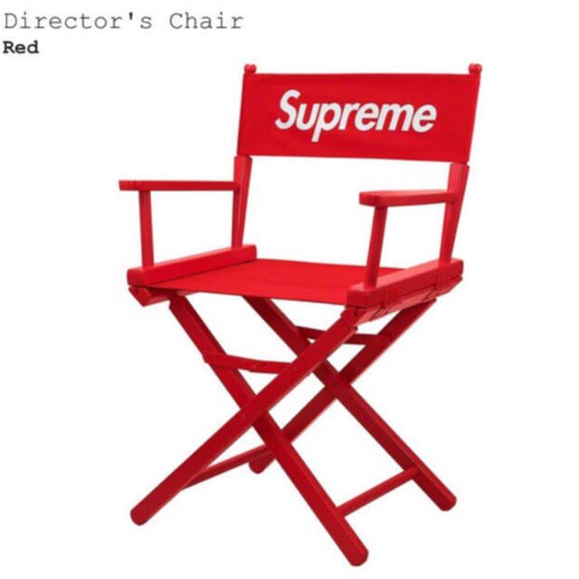 Supreme director’s chair ディレクターズチェア 赤