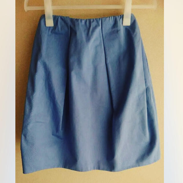 CARVEN(カルヴェン)のcarven スカート ブルー 美品 レディースのスカート(ひざ丈スカート)の商品写真