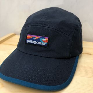 パタゴニア(patagonia)のパタゴニア ジェットキャップ ネイビー 波タグ(キャップ)