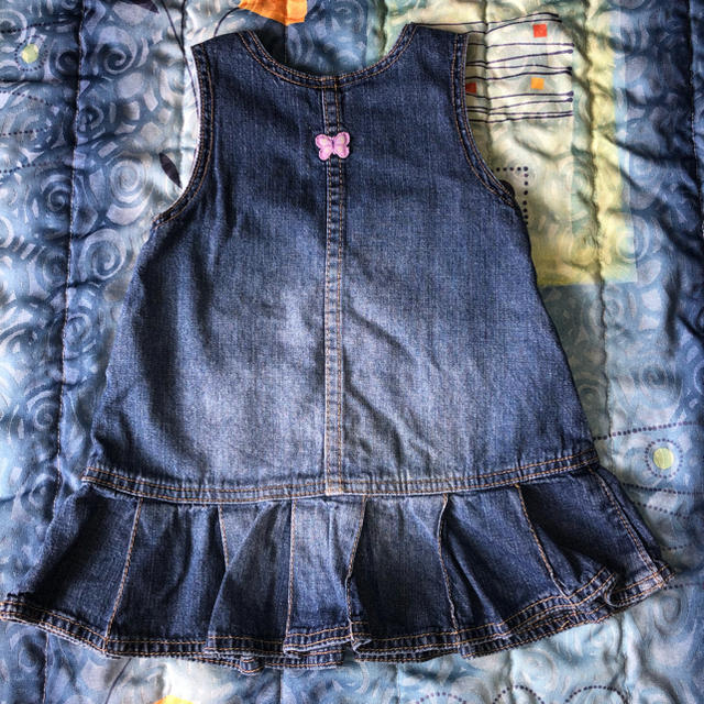 デニムワンピース 60 キッズ/ベビー/マタニティのベビー服(~85cm)(ワンピース)の商品写真