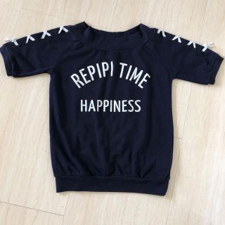 レピピアルマリオ(repipi armario)の袖リボン カットソー(Tシャツ/カットソー)