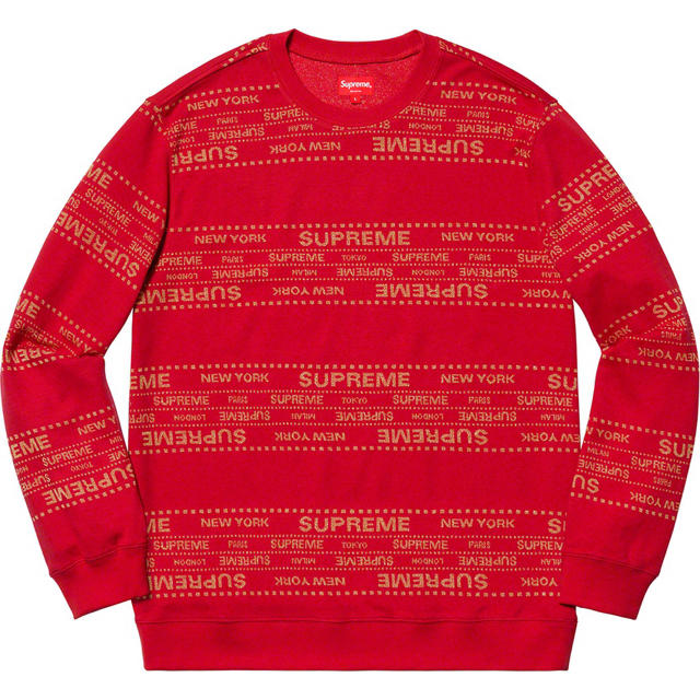 Supreme Metallic Jacquard Crewneck