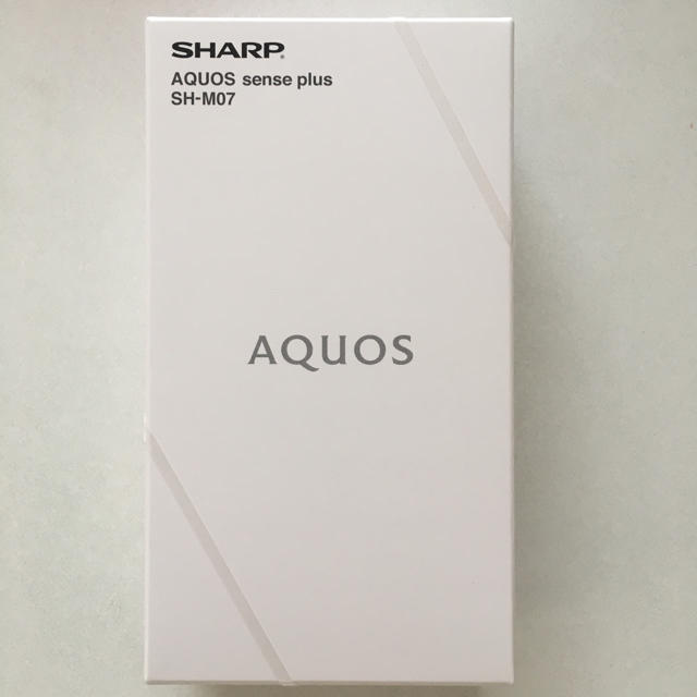 SHARP AQUOS sense plus SH-M07 ホワイト - スマートフォン本体