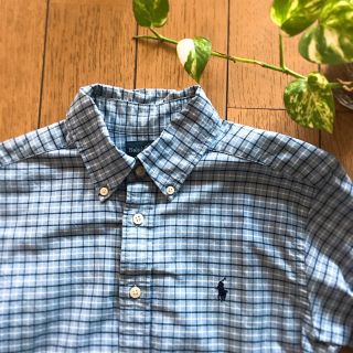 ポロラルフローレン(POLO RALPH LAUREN)の【美品】ラルフローレンのボタンダウンシャツ  約140サイズ ボーイズ M(ブラウス)