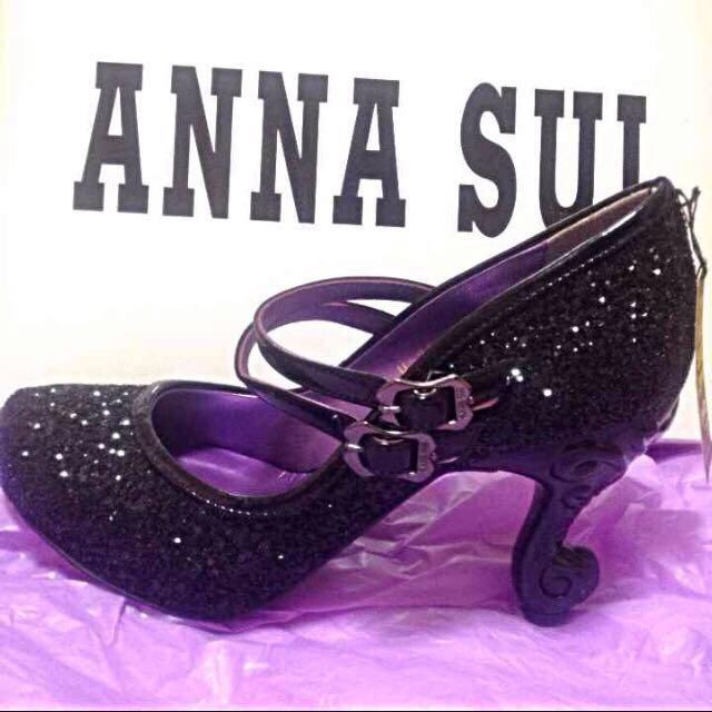 ANNA SUI アナスイ 猫足 パンプス 22.5サイズねこ脚パンプス