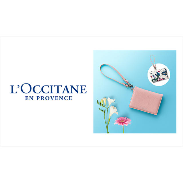 L'OCCITANE(ロクシタン)のロクシタン 新作エルバヴェール パスケース 新品未開封 数量限定ノベルティ レディースのファッション小物(パスケース/IDカードホルダー)の商品写真