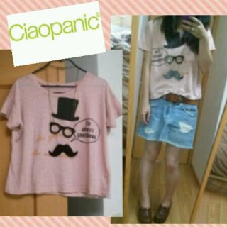 チャオパニック(Ciaopanic)のCIAOPANIC＊ネックレス付きTee(Tシャツ(半袖/袖なし))