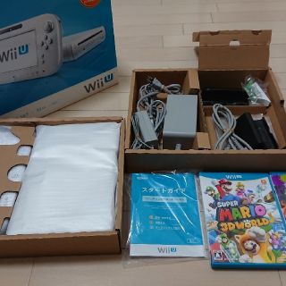 ウィーユー(Wii U)の即決可・wiiU プレミアムセット+ソフト2本(家庭用ゲーム機本体)