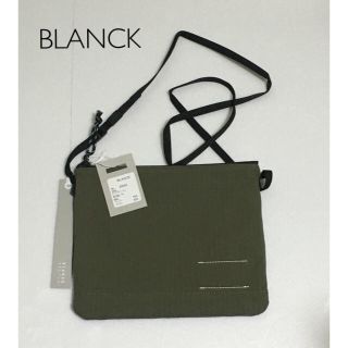 【BLANCK】ブランク C/C トレックポーチ サコッシュ(新品)(ボディーバッグ)