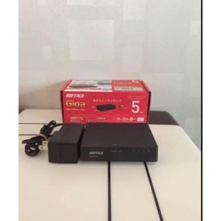 バッファロー(Buffalo)のBUFFALO Giga対応 5ポート スイッチングハブ(PC周辺機器)