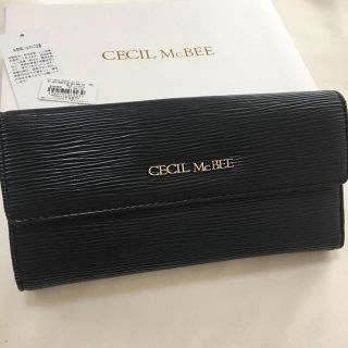 セシルマクビー(CECIL McBEE)の新品 セシルマクビー 長財布 ウォレット ブラック 黒(財布)