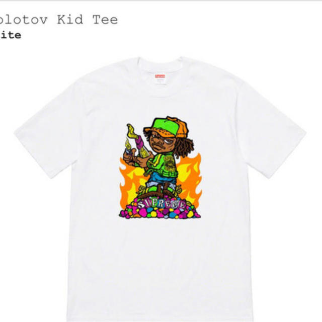 紺 supreme molotov kid tee シュプリーム Tシャツ 新品