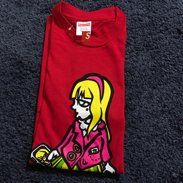 Tシャツ/カットソー(半袖/袖なし)Supreme Suzie Switchblade Tee 赤 L 国内正規品