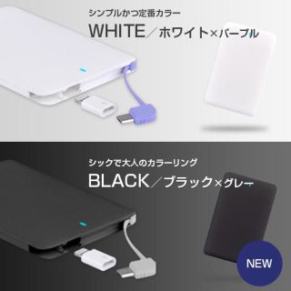 モバイルバッテリー ALPHA MINI 2個セット(バッテリー/充電器)