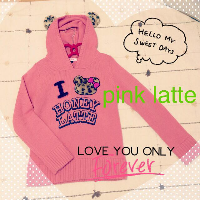 PINK-latte(ピンクラテ)の＼Pink latte＃クマ耳セーター／ レディースのトップス(ニット/セーター)の商品写真