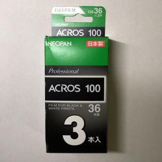 フジフイルム(富士フイルム)の【白黒フィルム】NEOPAN 100 ACROS (フィルムカメラ)