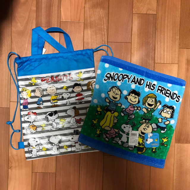 SNOOPY(スヌーピー)のスヌーピー  2wayバッグ、ハンドタオル 専用品 おまとめ キッズ/ベビー/マタニティのこども用バッグ(リュックサック)の商品写真