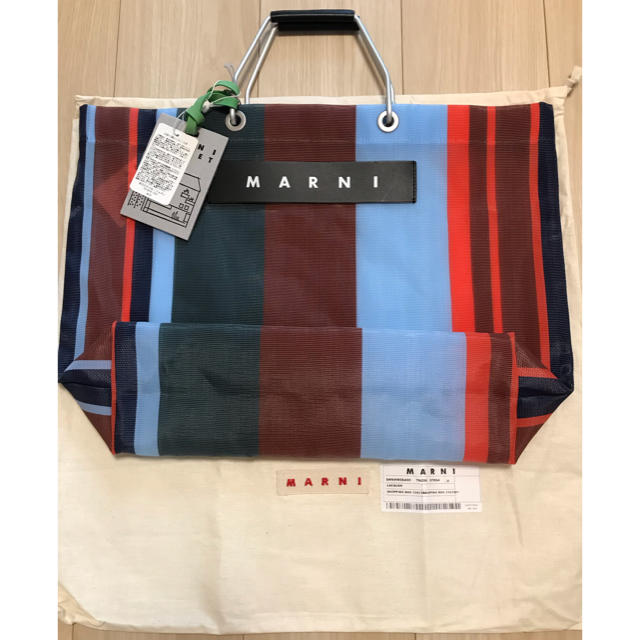 ★新品★未使用★MARNI MARKET トートバッグ(ラッカーレッド)