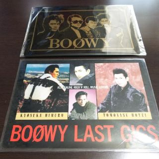 「すず様専用」BOOWY 下敷き2枚セット(ミュージシャン)