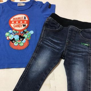 ダブルビー(DOUBLE.B)の専用です。Ｔシャツ ジーパン セット (Ｔシャツ)