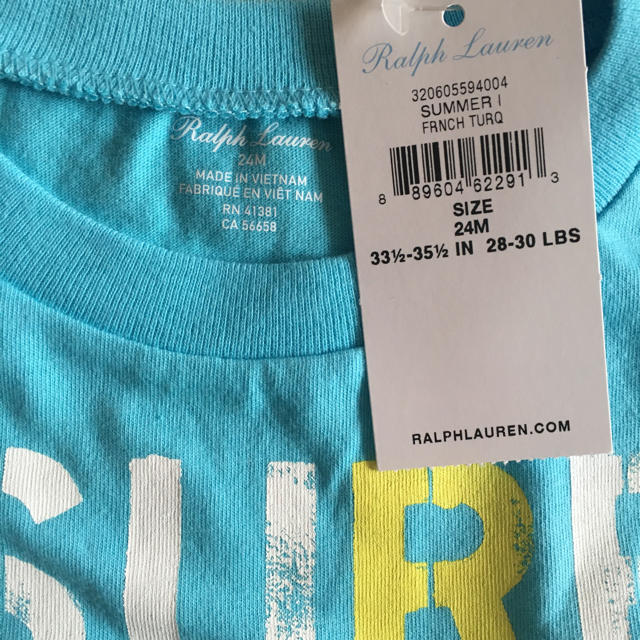 Ralph Lauren(ラルフローレン)の新品 ラルフローレン Tシャツ 24m キッズ/ベビー/マタニティのキッズ服男の子用(90cm~)(Tシャツ/カットソー)の商品写真