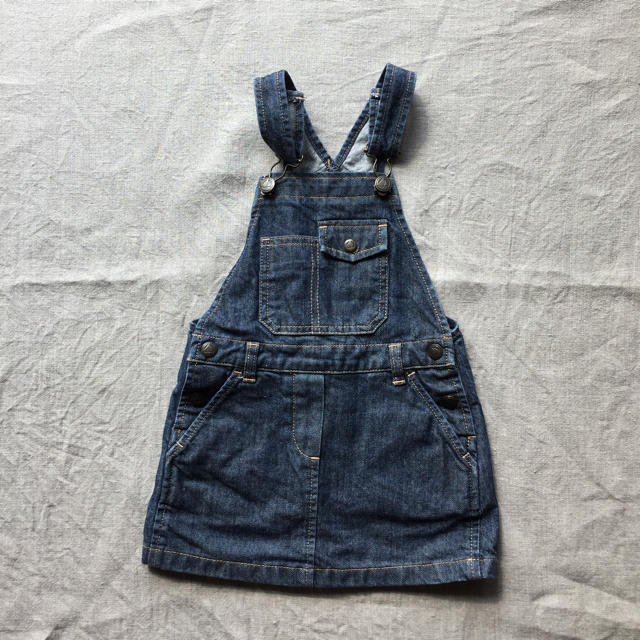 PETIT BATEAU(プチバトー)のプチバトー  ジャンパースカート 3a/94cm キッズ/ベビー/マタニティのキッズ服女の子用(90cm~)(スカート)の商品写真