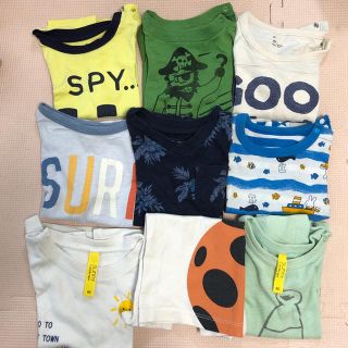 ベビーギャップ(babyGAP)のbabygap無印サニーランドスケープetc80cm半袖まとめ売り！(Ｔシャツ)