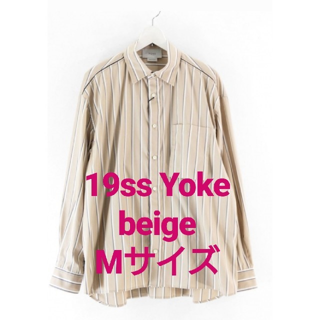 SUNSEA(サンシー)のYOKE 19ss OVERSIZED SHIRTS L/S ストライプシャツ メンズのトップス(シャツ)の商品写真